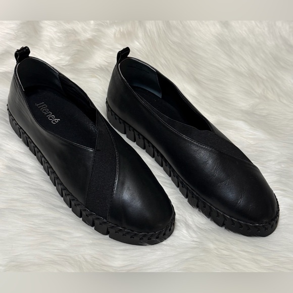 J.Renee Darvina Sleek Black Women's Loafers - Picture 3 of 8